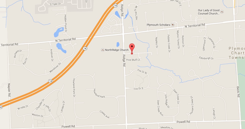 New Homes for Sale - Plymouth MI Real Estate | Steuer & Associates Inc - Map_Tuscan_Hills_Location